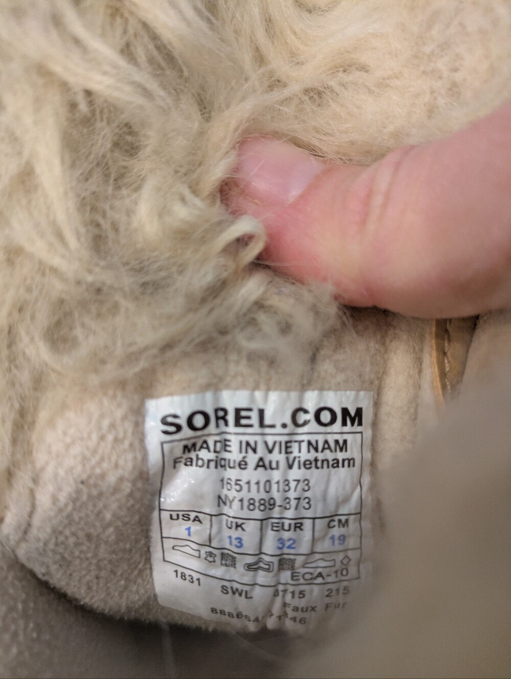 Sorel Youth Joan of Arctic Winter Boots Size 1 - Picture 9 of 9